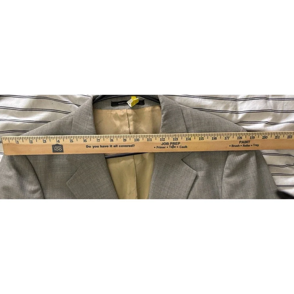 VINTAGE Yves Saint Laurent Custom Blazer Pierre Cardin Buttons Measurements Pics